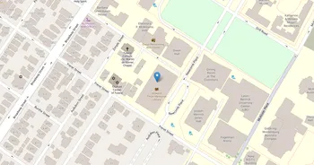 Campus map for Tulane University of Louisiana