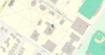 Campus map for Bates College