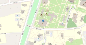 Campus map for Bowdoin College