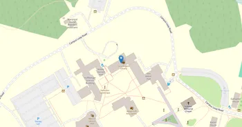 Campus map for Goucher College