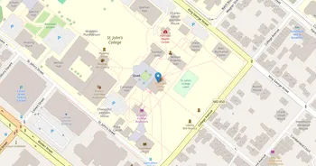 Campus map for St. John's College