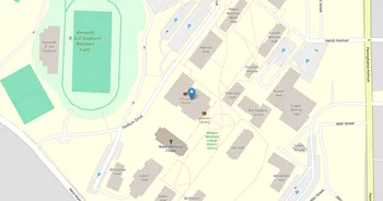 Campus map for McDaniel College