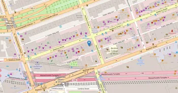 Campus map for Boston Architectural College