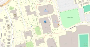 Campus map for Boston College