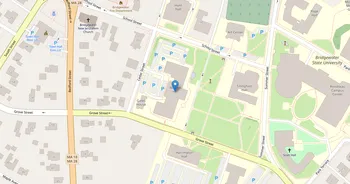 Campus map for Bridgewater State University
