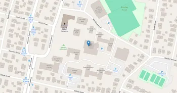 Campus map for Eastern Nazarene College