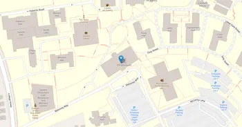 Campus map for College of the Holy Cross