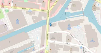 Campus map for Lowell Academy Hairstyling Institute