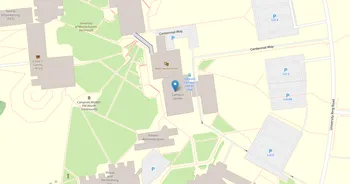 Campus map for University of Massachusetts, Dartmouth
