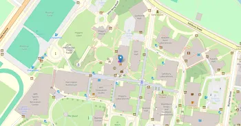Campus map for Worcester Polytechnic Institute