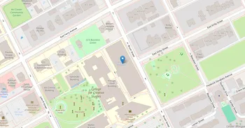 Campus map for College for Creative Studies
