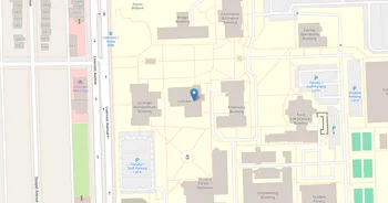 Campus map for University of Detroit Mercy