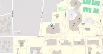 Campus map for Kalamazoo College
