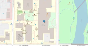 Campus map for Lansing Community College