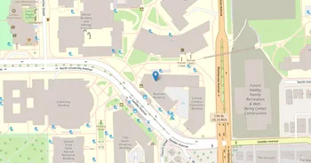 Campus map for University of Michigan, Ann Arbor