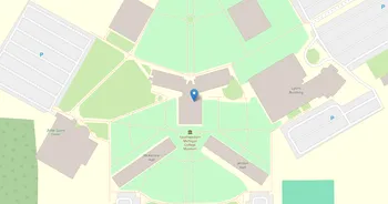 Campus map for Southwestern Michigan College