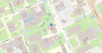 Campus map for Wayne State University