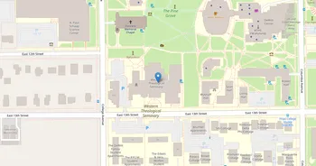 Campus map for Western Theological Seminary