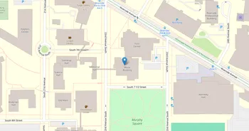 Campus map for Augsburg University