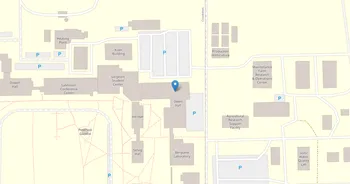 Campus map for University of Minnesota, Crookston