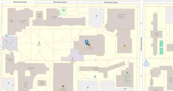 Campus map for Minnesota State University Moorhead