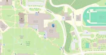 Campus map for St Olaf College