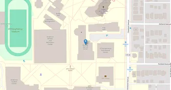 Campus map for University of St Thomas