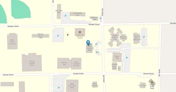 Campus map for East Mississippi Community College