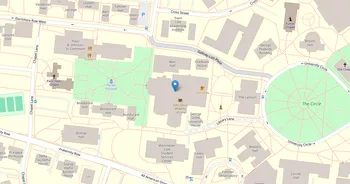 Campus map for University of Mississippi