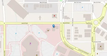 Campus map for Hatfield's Mississippi College of Beauty Culture