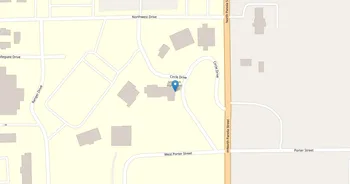 Campus map for Northwest Mississippi Community College