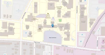 Campus map for Columbia College
