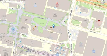 Campus map for University of Health Sciences and Pharmacy, in St. Louis