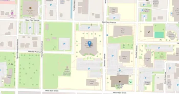 Campus map for Missouri State University, West Plains