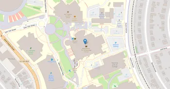 Campus map for University of Nevada, Reno