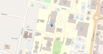 Campus map for Plymouth State University