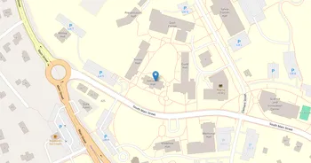 Campus map for Rivier University