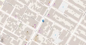 Campus map for Robert Fiance Beauty Schools, West New York