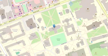 Campus map for Princeton University
