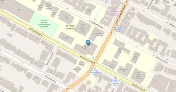 Campus map for Saint Peter's University