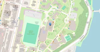 Campus map for Stevens Institute of Technology