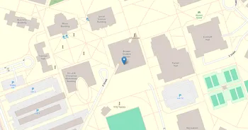 Campus map for The College of New Jersey