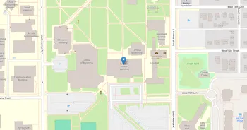 Campus map for Eastern New Mexico University, Main Campus