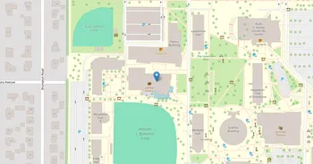 Campus map for Adelphi University