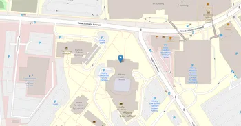 Campus map for Albany Law School