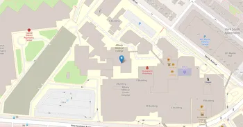 Campus map for Albany Medical College