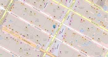 Campus map for American Academy McAllister Institute of Funeral Service
