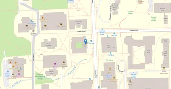 Campus map for Cornell University