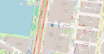 Campus map for CUNY Borough of Manhattan Community College