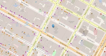 Campus map for CUNY Graduate School and University Center